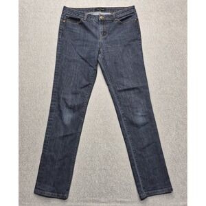Joe Fresh Jeans Womens 30 10 Blue Slim Low Rise Dark Wash Stretch Denim